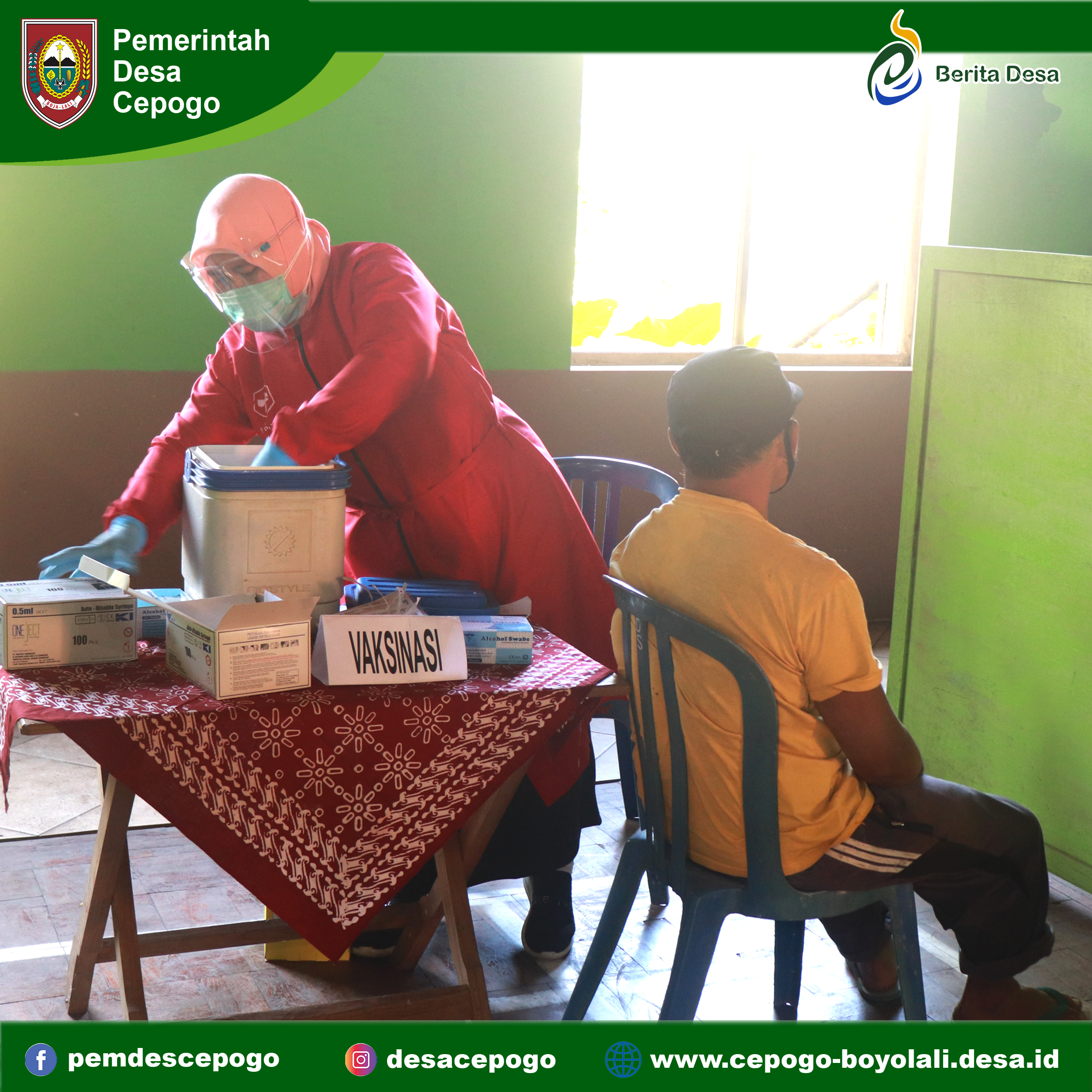 Vaksinasi Dosis Pertama